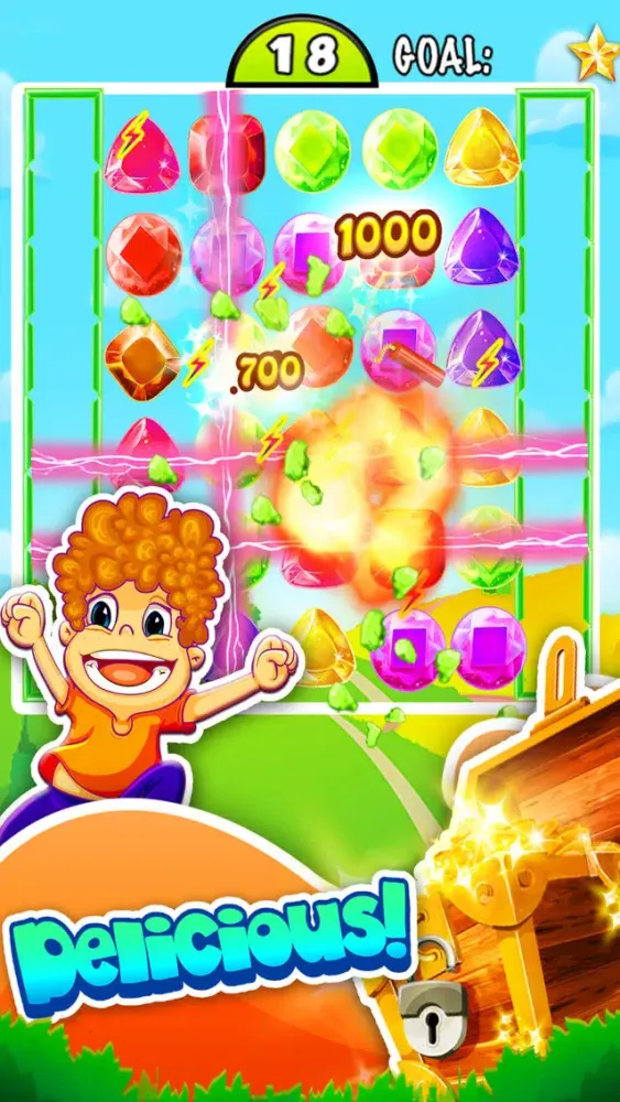 Jewel Candy Bash - be an alien pop hero to feed hungry babies monsters Screenshots
