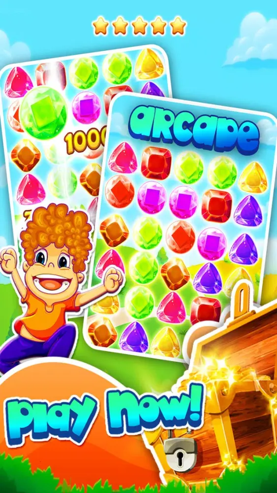 Jewel Candy Bash - be an alien pop hero to feed hungry babies monsters Screenshots