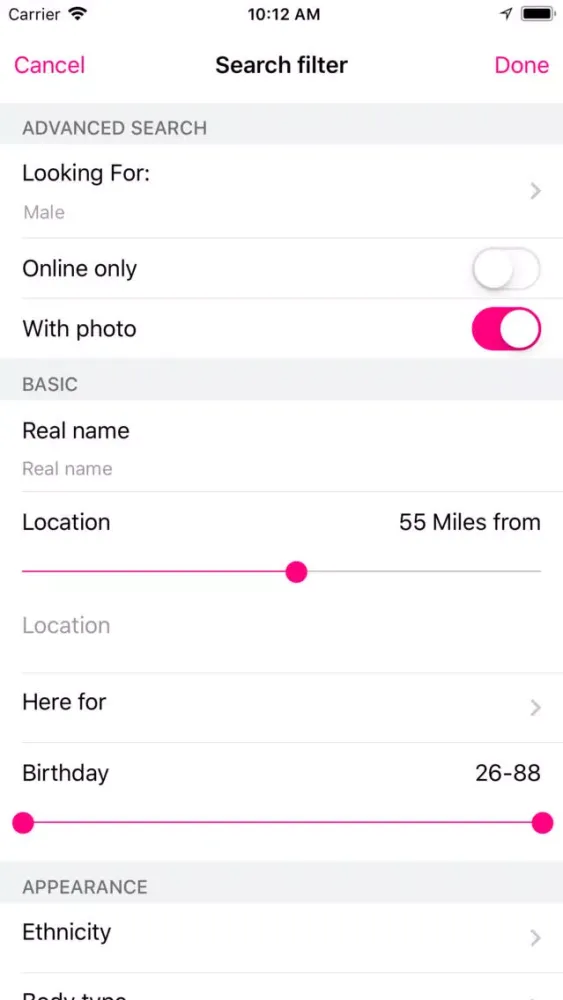 Capturas de pantalla de Purdy in Pink Social Dating