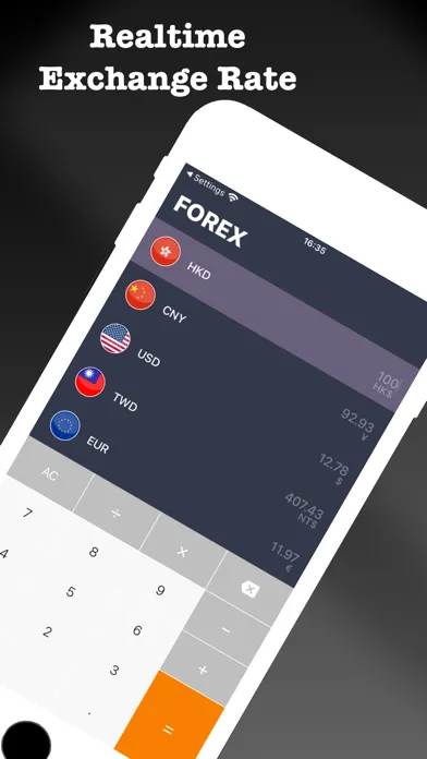 Ảnh chụp màn hình của FOREX - Currency Caculator