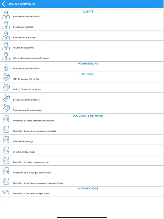 NuxiDev 5 Gestion CRM SAV iPad  Screenshots