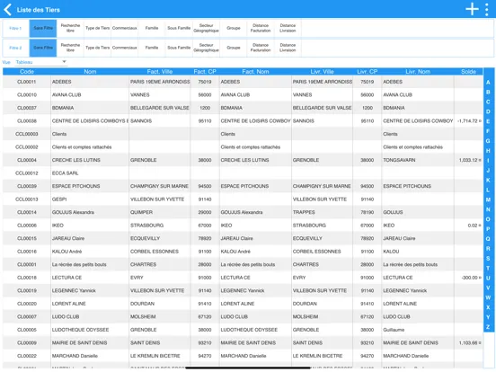NuxiDev 5 Gestion CRM SAV iPad  Screenshots