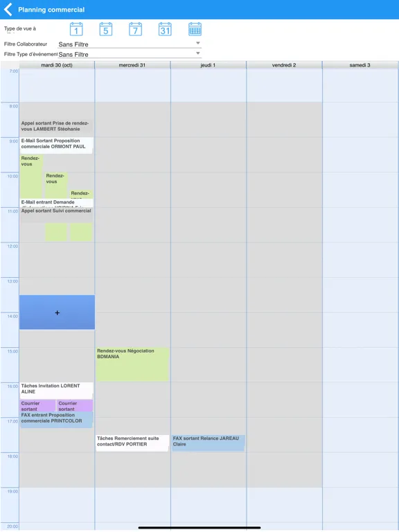 NuxiDev 5 Gestion CRM SAV iPad  Screenshots