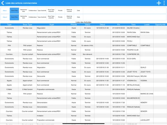 NuxiDev 5 Gestion CRM SAV iPad  Screenshots