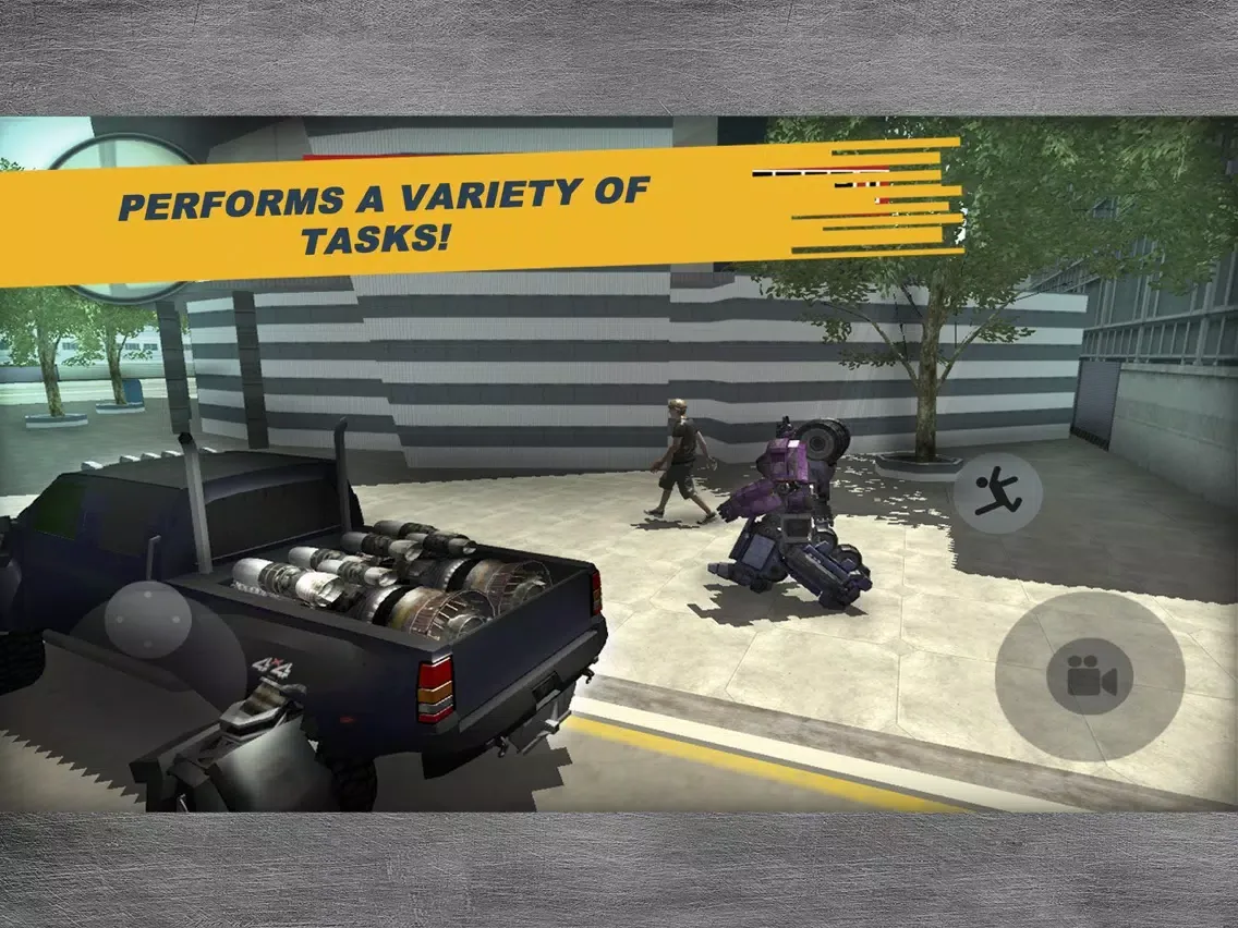 Futuristic Robot: Rope Superhero iPad 應用截圖