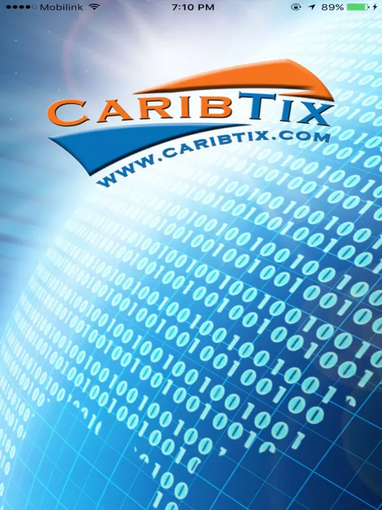 Ảnh chụp màn hình của CaribTix Event App iPad 