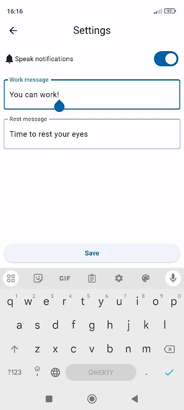 Zrzuty ekranu Eye Rest Reminder: Eye Care