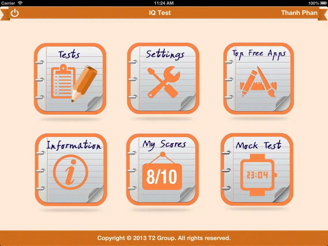 تصاویر IQ Test Experts iPad 