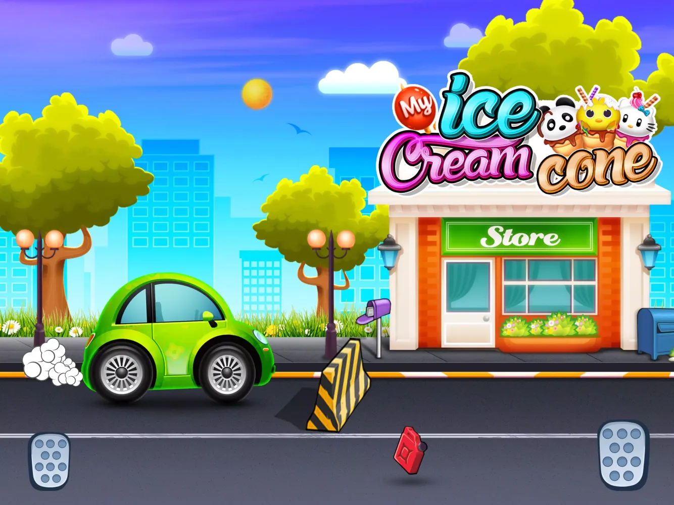 DIY Ice Cream Cone Baking Game Screenshots