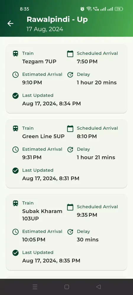 Pak Railway Live应用截图