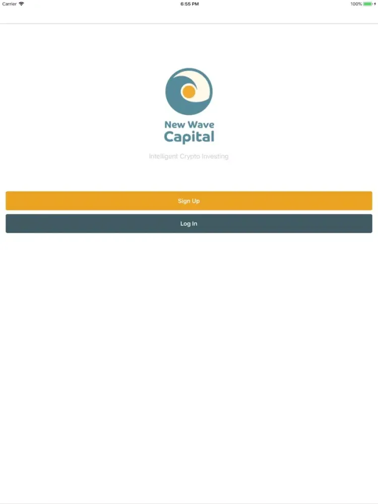 ภาพหน้าจอของ New Wave Capital iPad 