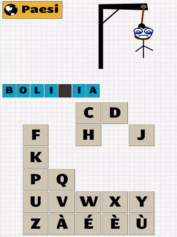 Screenshot di Duello dell'Impiccato iPad 