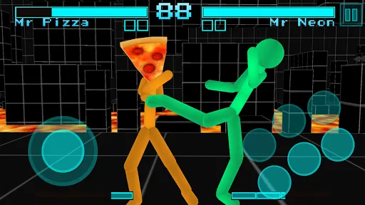 Zrzuty ekranu Stickman Fighting Neon Warrior