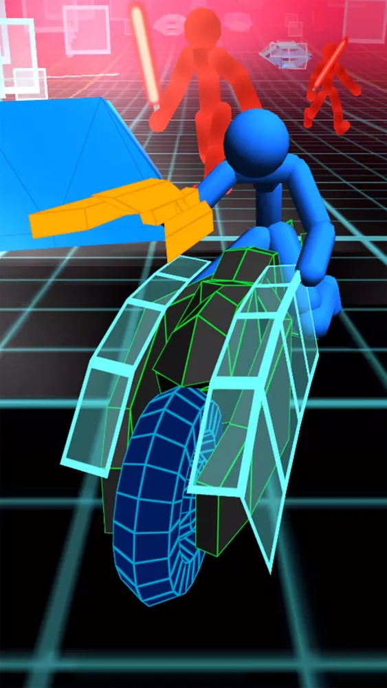 Stickman Neon Motorcycle Race Ekran Görüntüleri