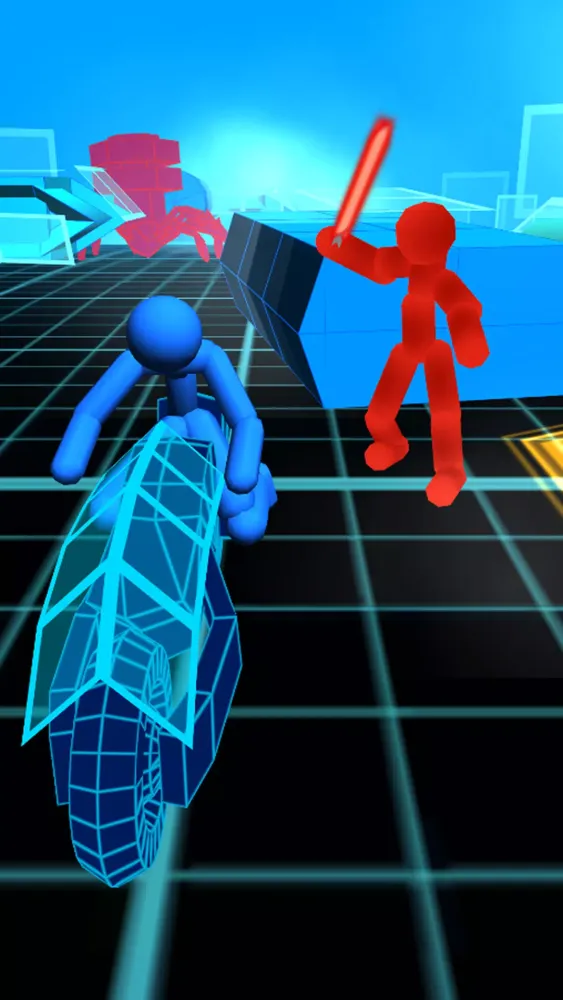 Stickman Neon Motorcycle Race Ekran Görüntüleri