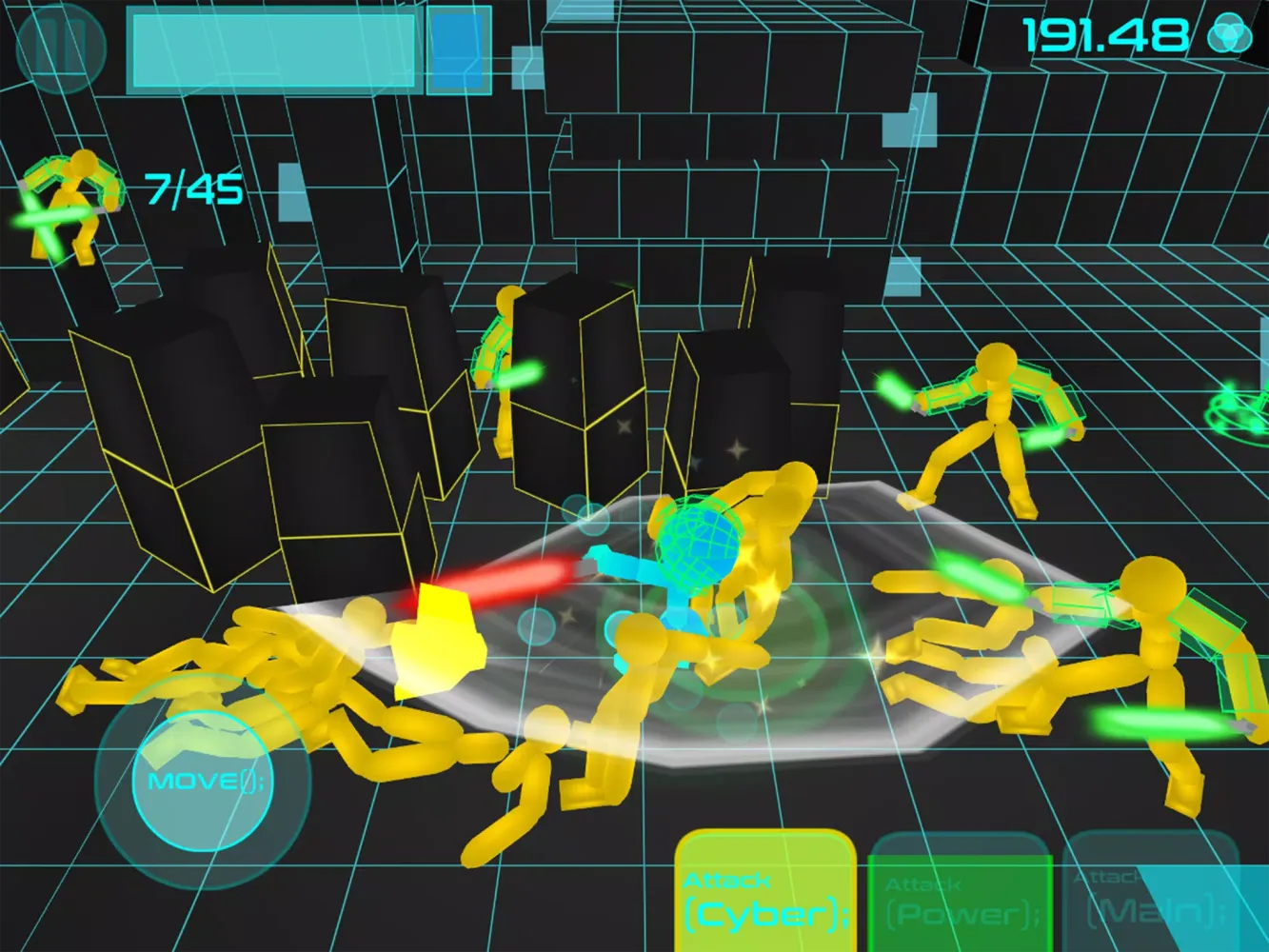 Stickman Neon Sword Fighting Screenshots
