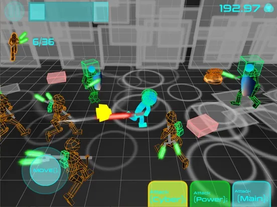 Capturas de pantalla de Stickman Neon: Sword Fighting iPad 