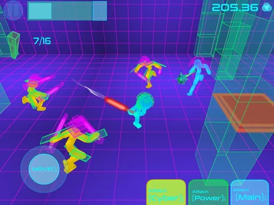 Capturas de pantalla de Stickman Neon: Sword Fighting iPad 