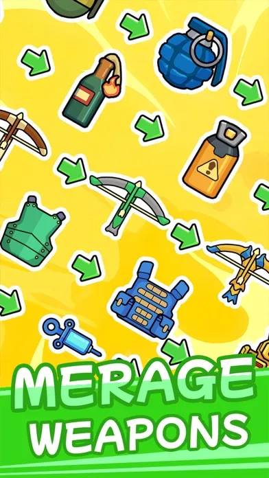Tangkapan skrin Bag Merge : Zombie Battle