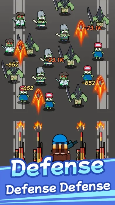 Tangkapan skrin Bag Merge : Zombie Battle