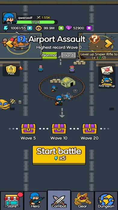 Tangkapan skrin Bag Merge : Zombie Battle