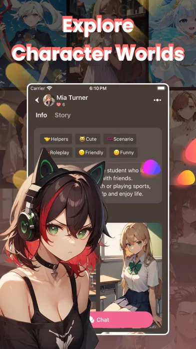 Capturas de tela do Kairi-Soulful AI Chat