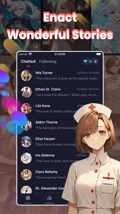 Capturas de tela do Kairi-Soulful AI Chat