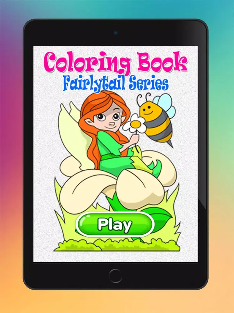Fairy tales Coloring Book for Kid Games iPad  Screenshots