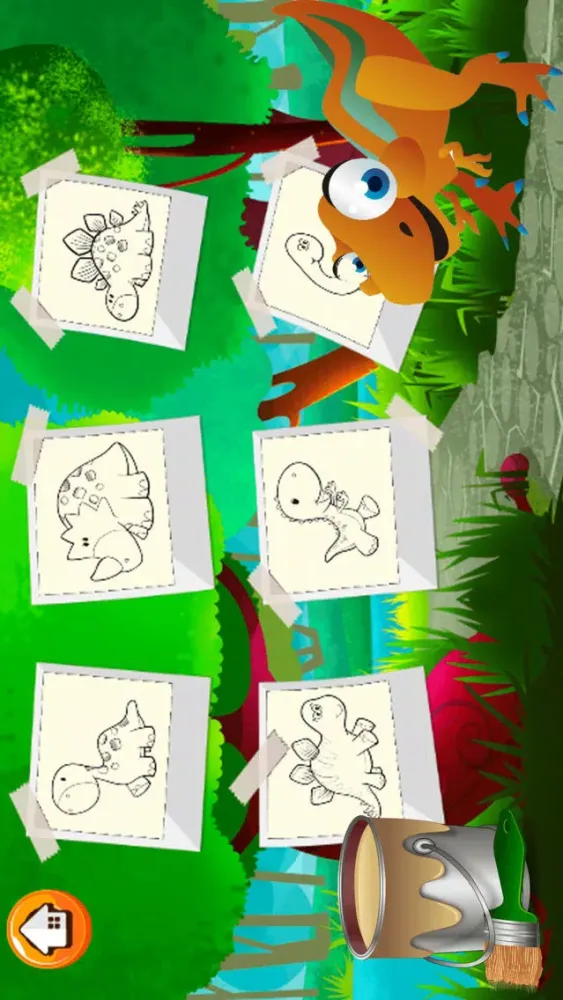 Скриншоты Cute Dino Coloring Book - Drawing Pages and Painting Games for Boy and Girl