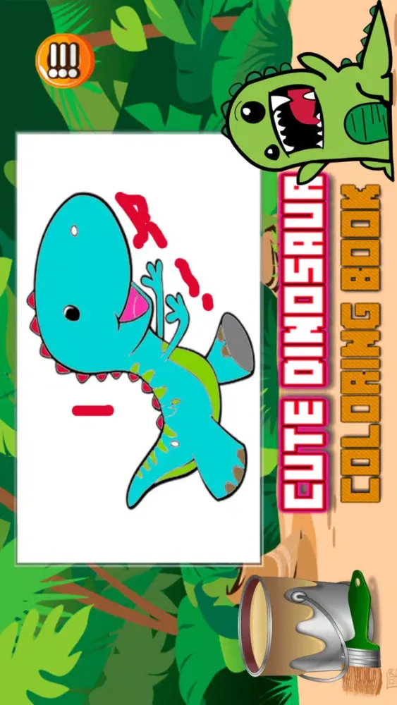 Скриншоты Cute Dino Coloring Book - Drawing Pages and Painting Games for Boy and Girl