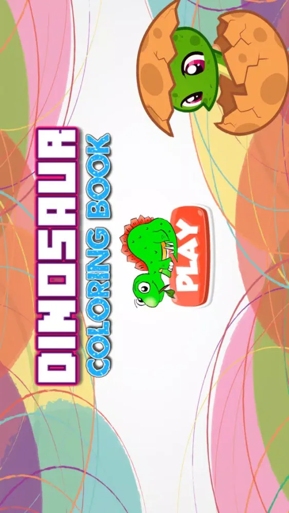 Baby Dino Coloring Book - Dinosaur Drawing paint and color pages games for kids應用截圖