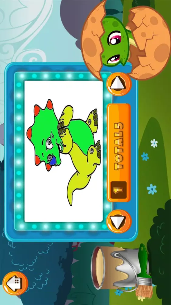 Baby Dino Coloring Book - Dinosaur Drawing paint and color pages games for kids應用截圖