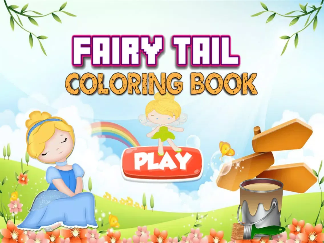 Princess Fairytail Coloring - All In 1 Beauty Draw, Paint And Color Book Games HD For Good Kid iPad  स्क्रीनशॉट