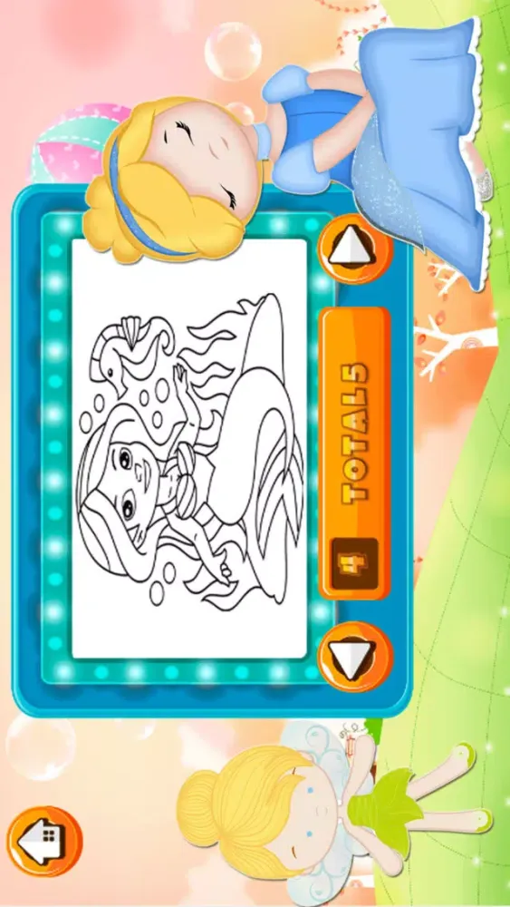 Princess Fairytail Coloring - All In 1 Beauty Draw, Paint And Color Book Games HD For Good Kid स्क्रीनशॉट
