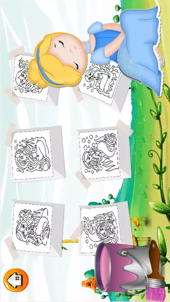 Princess Fairytail Coloring - All In 1 Beauty Draw, Paint And Color Book Games HD For Good Kid स्क्रीनशॉट