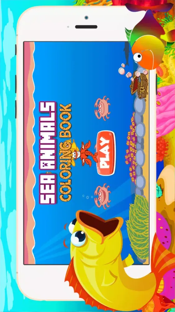 Sea Animal Coloring Book - All In 1 Deep Sea Draw Paint And Color Pages Games For Kids Screenshots