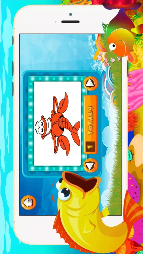 Sea Animal Coloring Book - All In 1 Deep Sea Draw Paint And Color Pages Games For Kids Screenshots