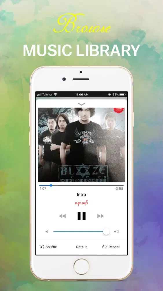 Tangkapan layar JOY Myanmar Music