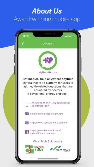 MyHealthcare - Telemedicine应用截图