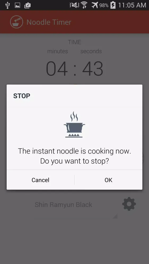 تصاویر Instant Noodle Timer