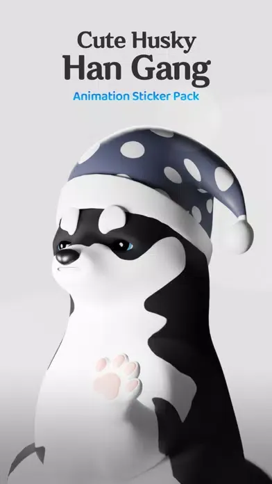 Captures d'écran de Cute Husky Han Gang
