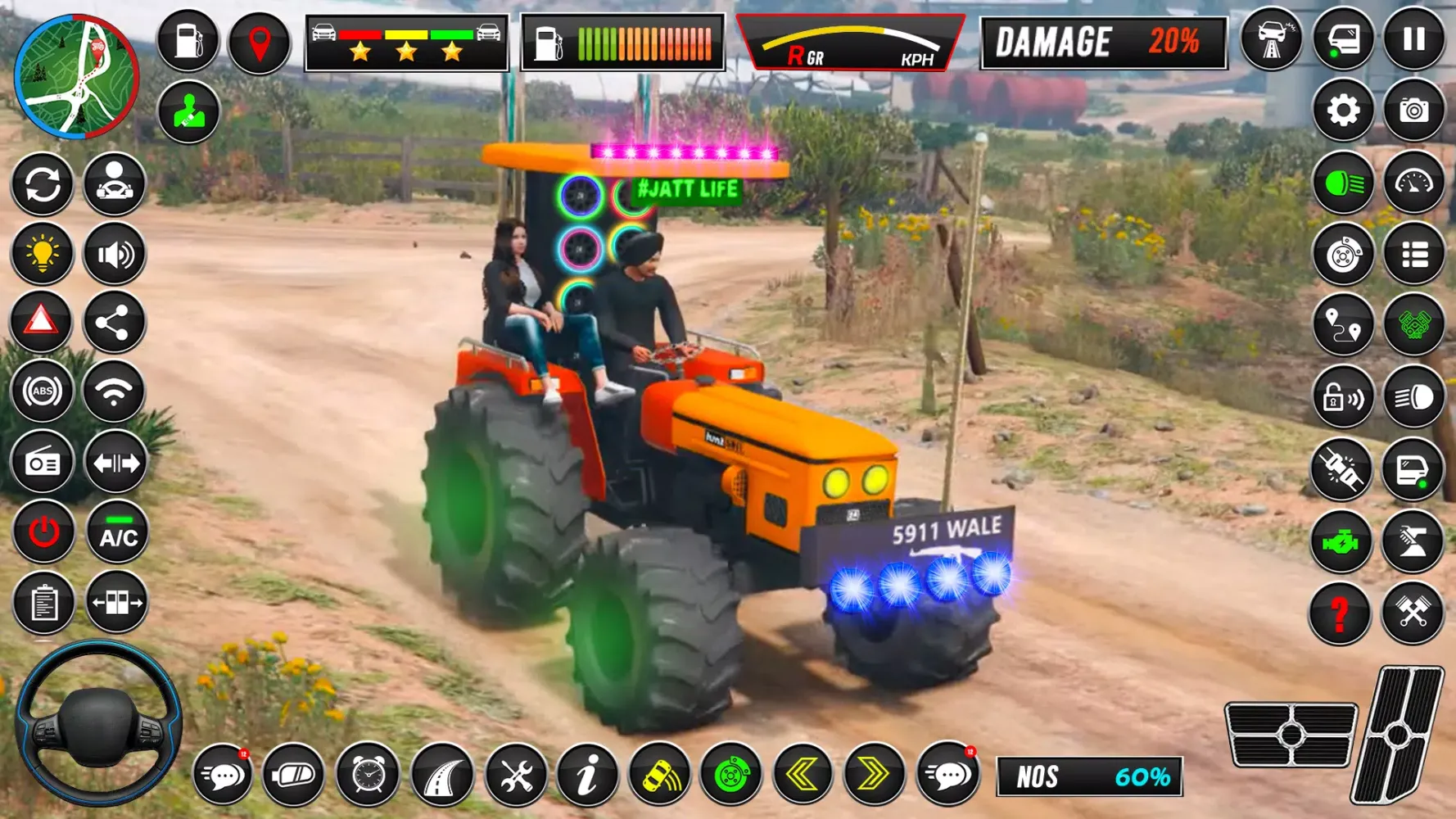 Indian Tractor Game Farm Game Ekran Görüntüleri
