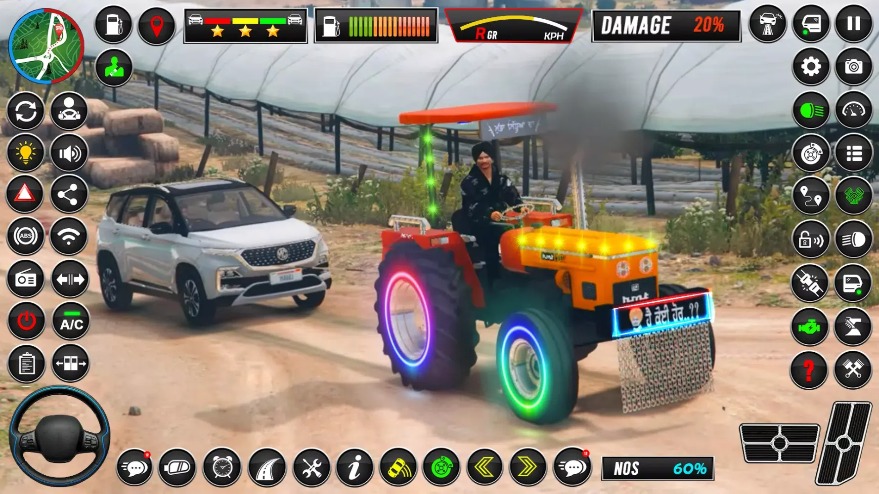 Indian Tractor Game Farm Game Ekran Görüntüleri