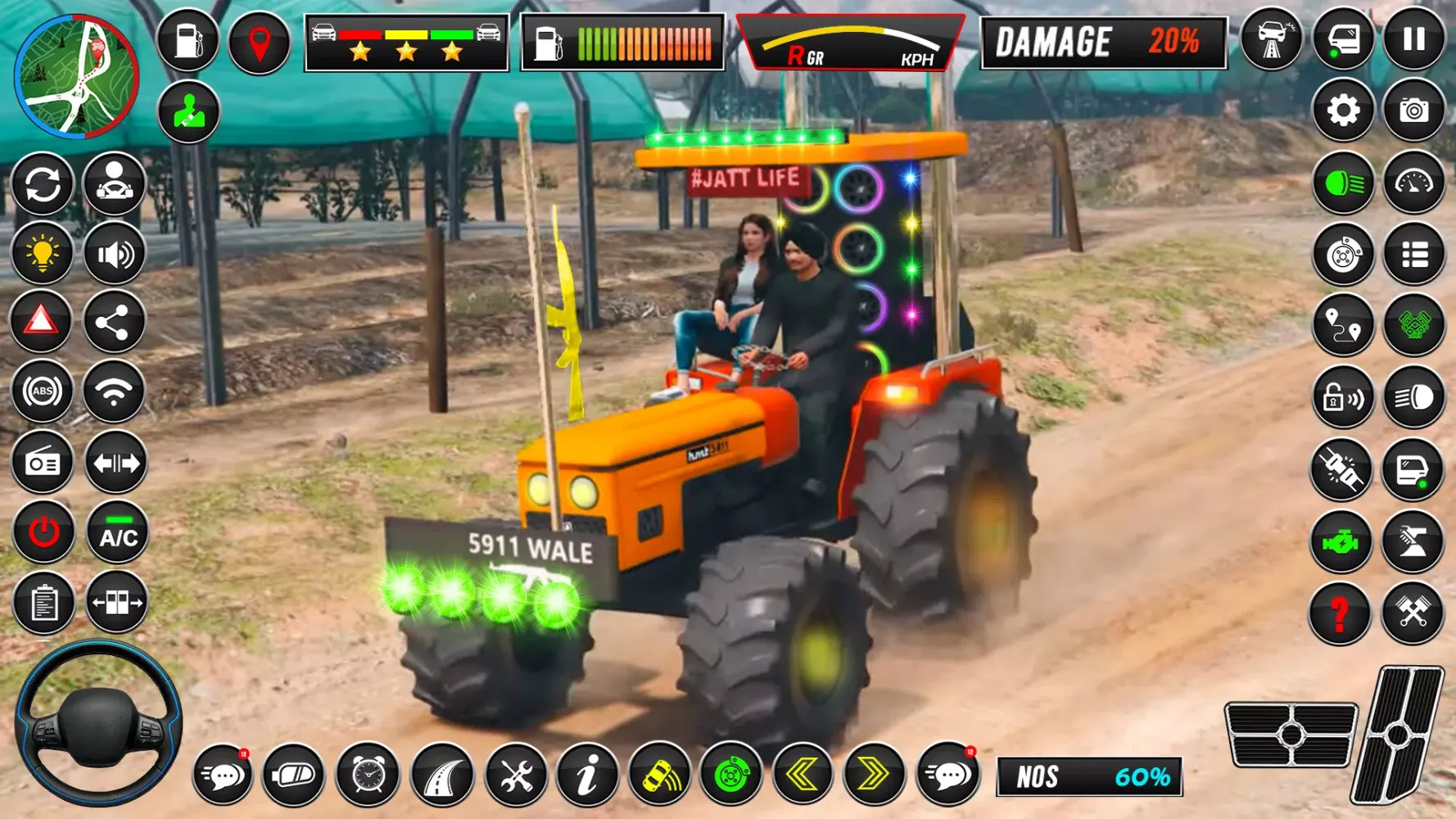 Indian Tractor Game Farm Game Ekran Görüntüleri