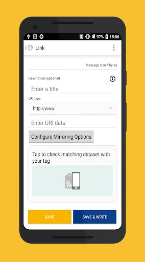 Capturas de pantalla de NFC TagWriter by NXP