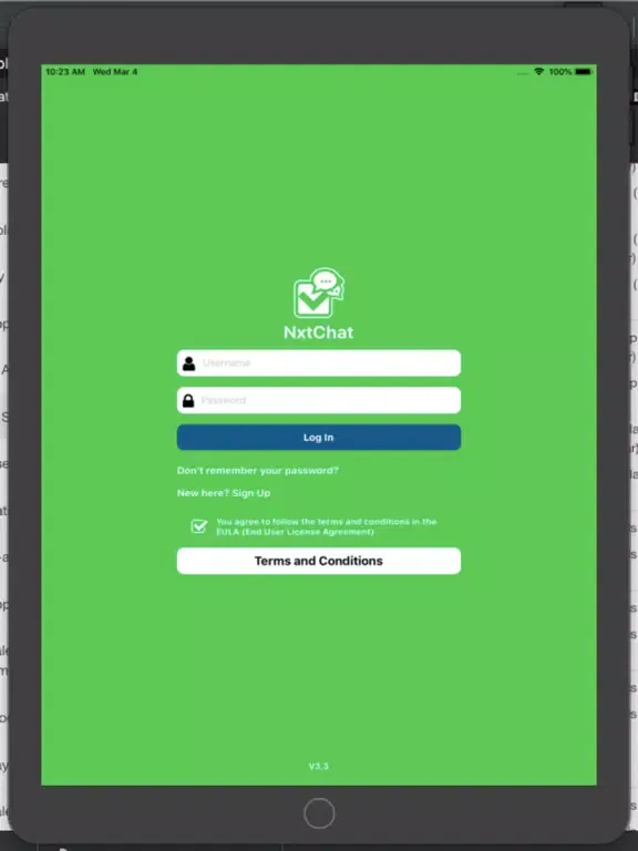 Скриншоты NxtChat iPad 