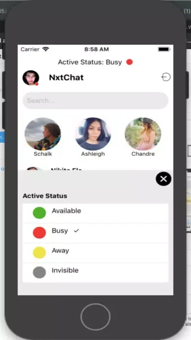 Скриншоты NxtChat