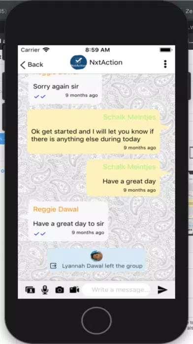 NxtChat سکرین شاٹس