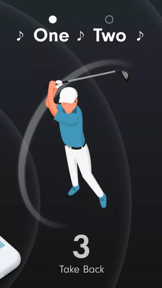 ภาพหน้าจอของ Golf Tempo 3:1