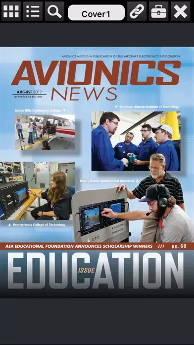 Captures d'écran de Avionics News